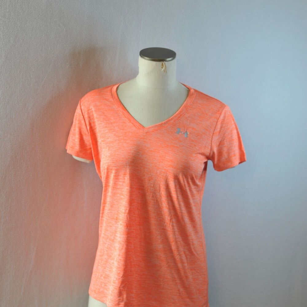 Under Armour Orange Sports Shirt, Size M